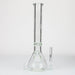 16" Genie pattern 9 mm clear glass water bong [20024] Glass Bong ONE
