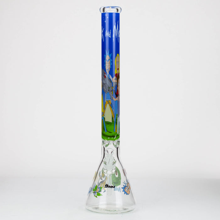 22" RM Cartoon 9 mm glass water bong [16800] Glass Bong ONE