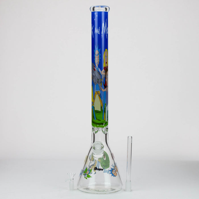 22" RM Cartoon 9 mm glass water bong [16800] Glass Bong ONE