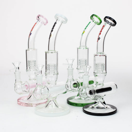 10" inline diffuser glass bong [AK904] Glass Bong Canadian Distributor