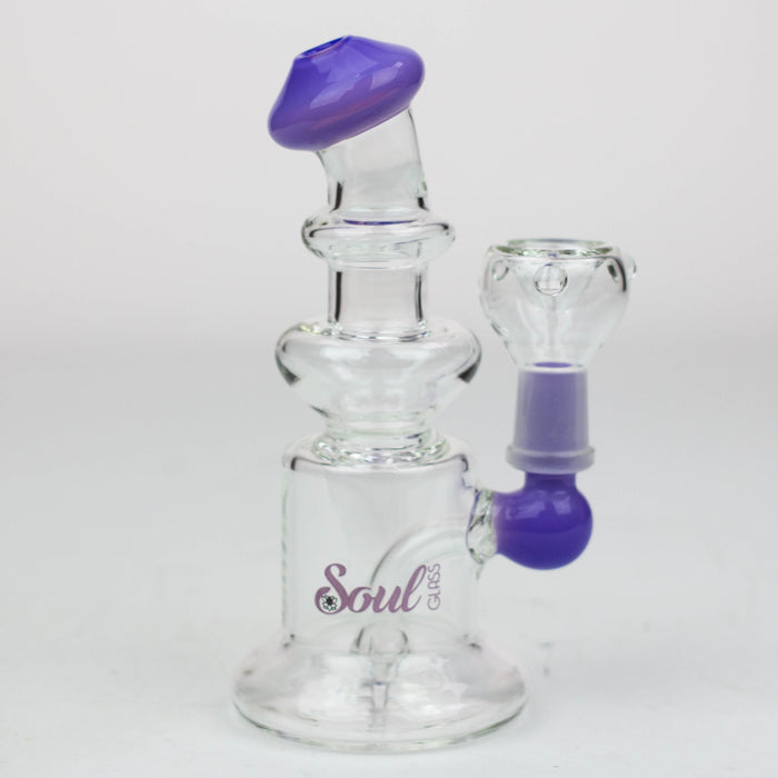 6" SOUL Glass mini bong [S2074] Glass Bong Canadian Distributor