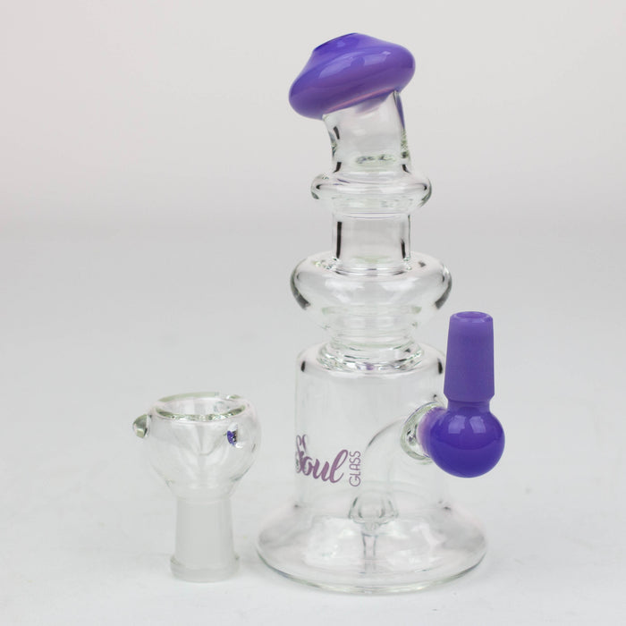 6" SOUL Glass mini bong [S2074] Glass Bong Canadian Distributor