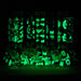 14" Glow in the dark 7 mm glass water bong [YG] Bongs Canadian Distributor