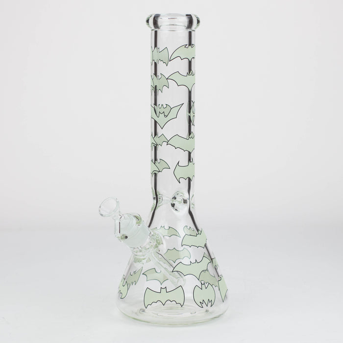 14" Glow in the dark 7 mm glass water bong [YG] Bongs Canadian Distributor YG6