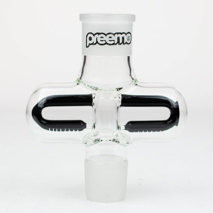 preemo - 6 inch Double Sided Inline Perc Middle [P009] Bongs preemo Black