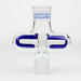 preemo - 6 inch Double Sided Inline Perc Middle [P009] Bongs preemo Blue