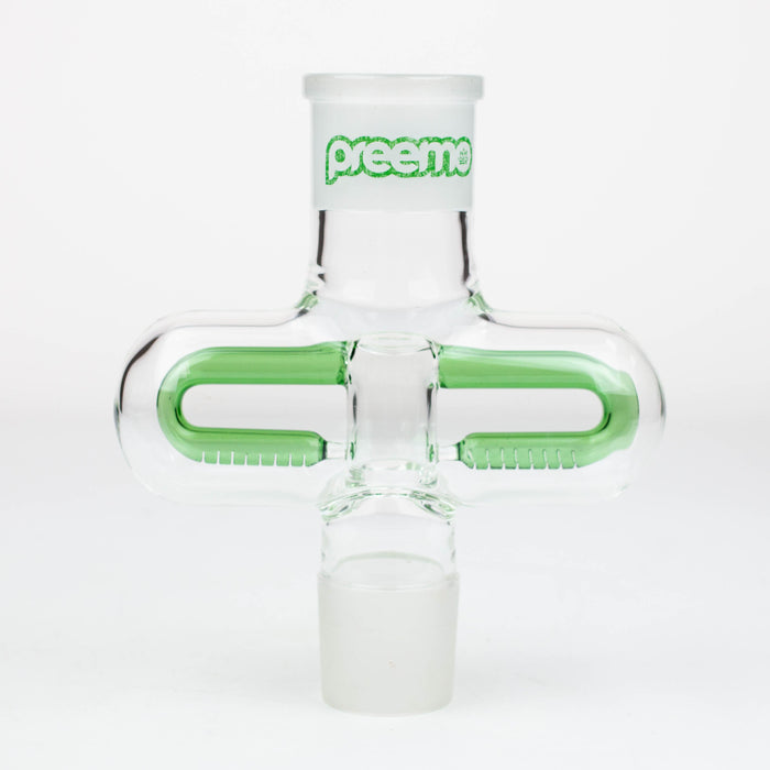 preemo - 6 inch Double Sided Inline Perc Middle [P009] Bongs preemo Green