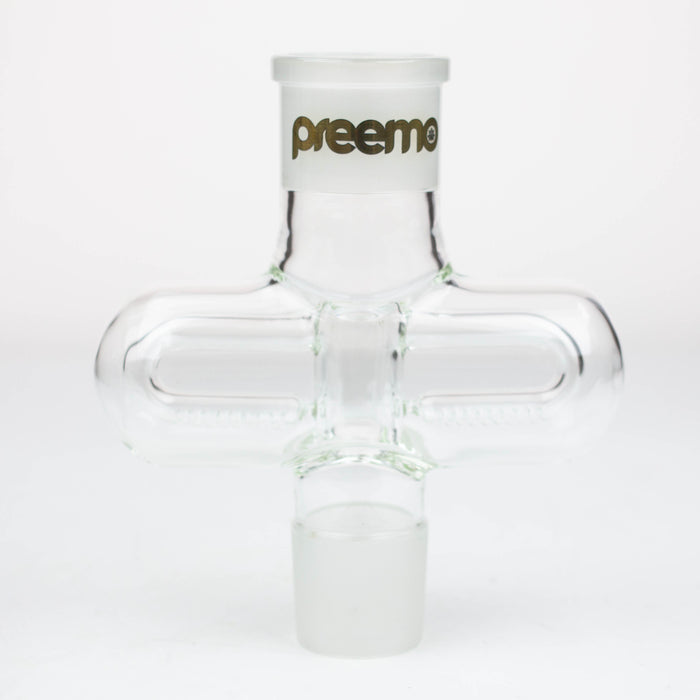 preemo - 6 inch Double Sided Inline Perc Middle [P009] Bongs preemo Gold