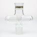 preemo - 6 inch Double Sided Inline Perc Middle [P009] Bongs preemo Gold