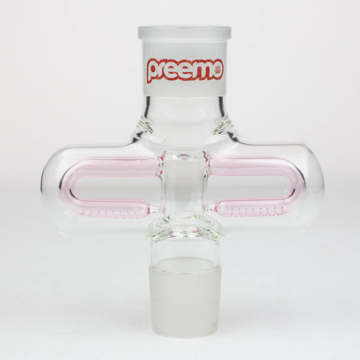 preemo - 6 inch Double Sided Inline Perc Middle [P009] Bongs preemo Pink