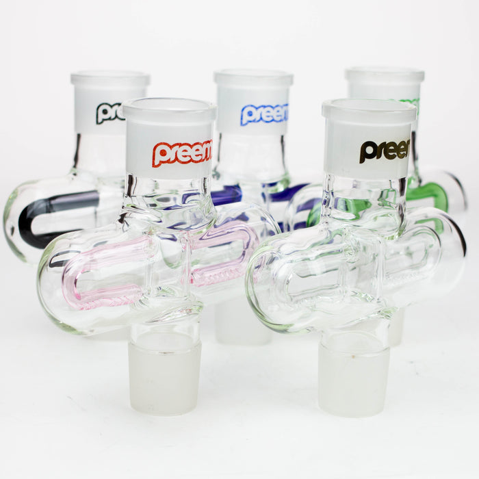 preemo - 6 inch Double Sided Inline Perc Middle [P009] Bongs preemo