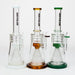NG-12 inch Frosted Cone Perc Straight [S385] Glass Bong High-End Brands Glass