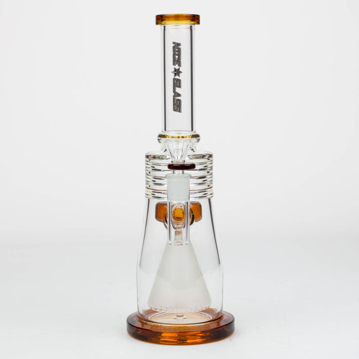NG-12 inch Frosted Cone Perc Straight [S385] Glass Bong High-End Brands Glass