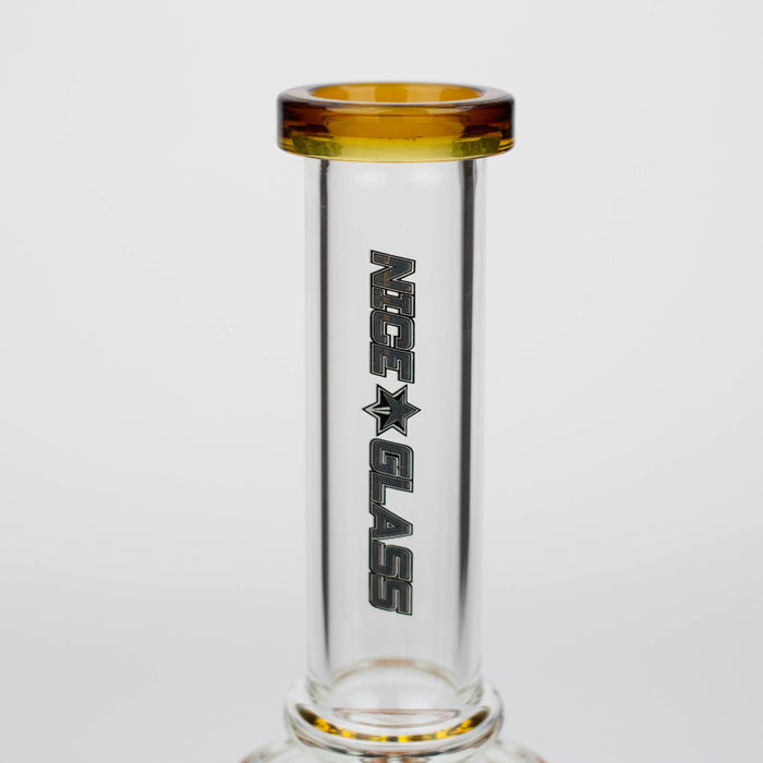 NG-12 inch Frosted Cone Perc Straight [S385] Glass Bong High-End Brands Glass