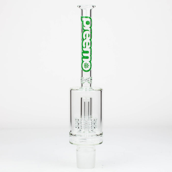 preemo - 12 inch Showerhead Matrix Perc Top [P013] Ashcatcher · Percolator · Filter · Mouthpiece preemo Green