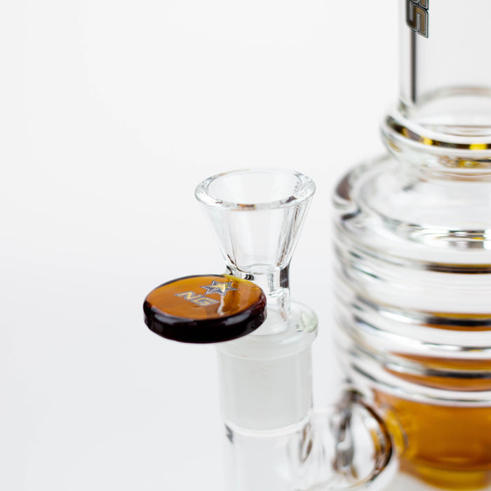 NG-12 inch Frosted Cone Perc Straight [S385] Glass Bong High-End Brands Glass