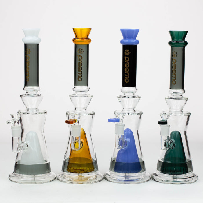 preemo - 13.5 inch Solid Cone Perc Bong [P080] Glass Bong preemo