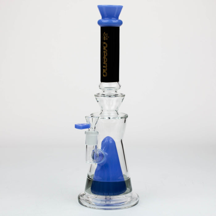 preemo - 13.5 inch Solid Cone Perc Bong [P080] Glass Bong preemo Jade Blue