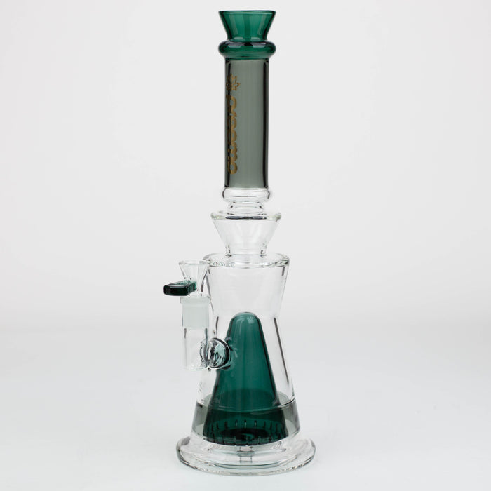 preemo - 13.5 inch Solid Cone Perc Bong [P080] Glass Bong preemo L-Green