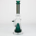 preemo - 13.5 inch Solid Cone Perc Bong [P080] Glass Bong preemo L-Green