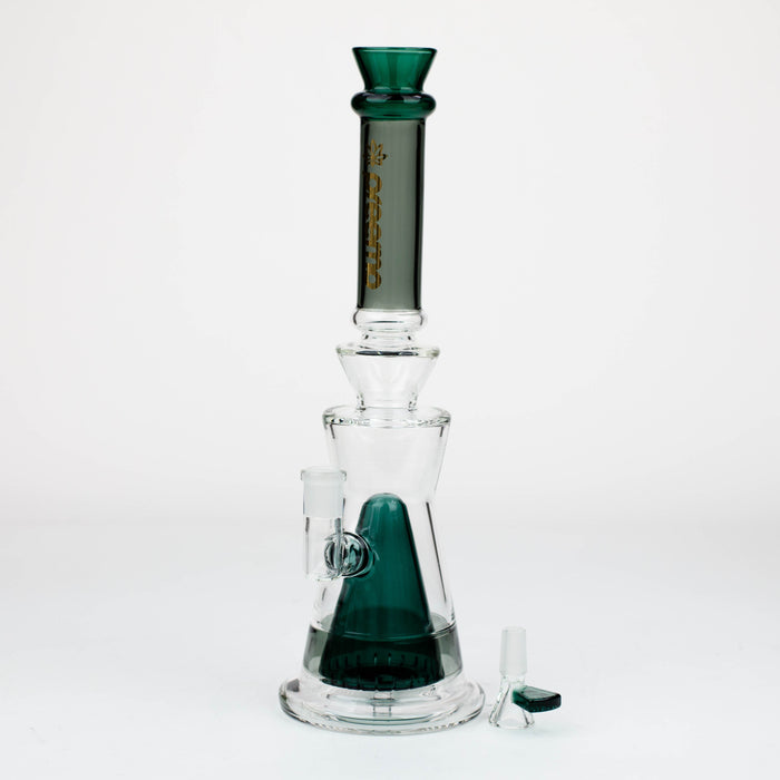 preemo - 13.5 inch Solid Cone Perc Bong [P080] Glass Bong preemo