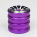 NG - 4-Piece Petal Top Grinder [CN5670] Regular Grinder High-End Brands Glass Purple