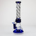 NG-14 inch Spiral Tube Tree Perc Beaker [S357] Glass Bong High-End Brands Glass Blue