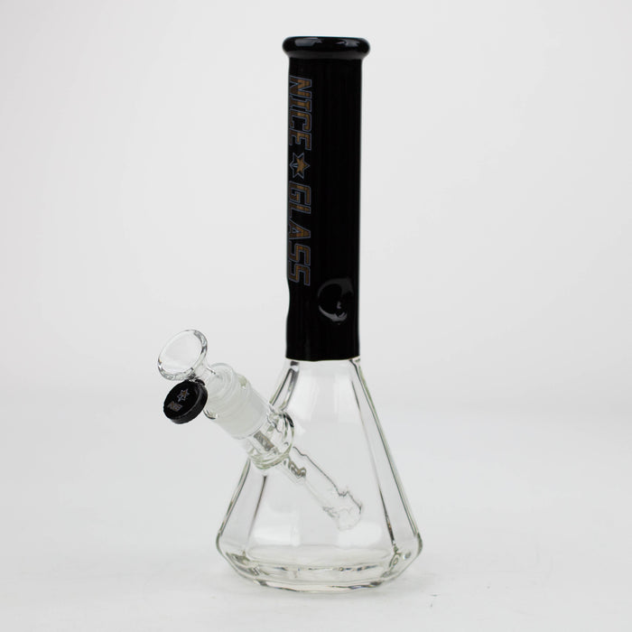 NG-11 inch 12-Sided Pyramid Beaker [XY572] Glass Bong High-End Brands Glass Black