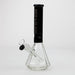 NG-11 inch 12-Sided Pyramid Beaker [XY572] Glass Bong High-End Brands Glass Black