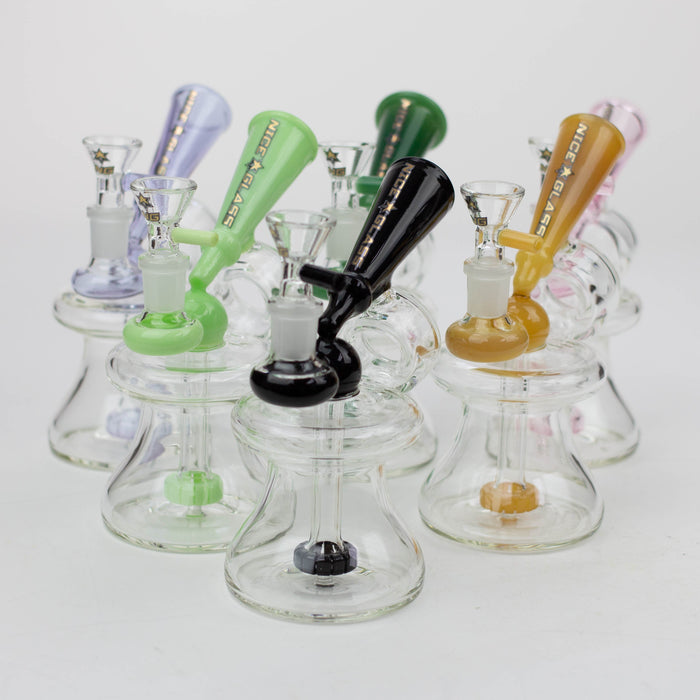 NG-6.5 inch Megaphone Showerhead Bubbler [BX1211] Bongs High-End Brands Glass