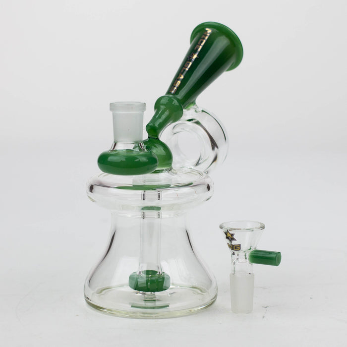 NG-6.5 inch Megaphone Showerhead Bubbler [BX1211] Bongs High-End Brands Glass