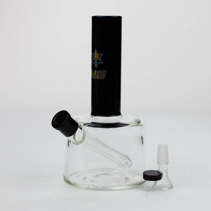 NG-8 inch Full Base Bubbler [N8068] Glass Bong High-End Brands Glass