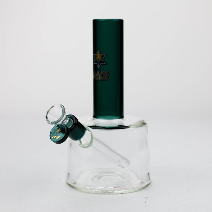 NG-8 inch Full Base Bubbler [N8068] Glass Bong High-End Brands Glass Teal