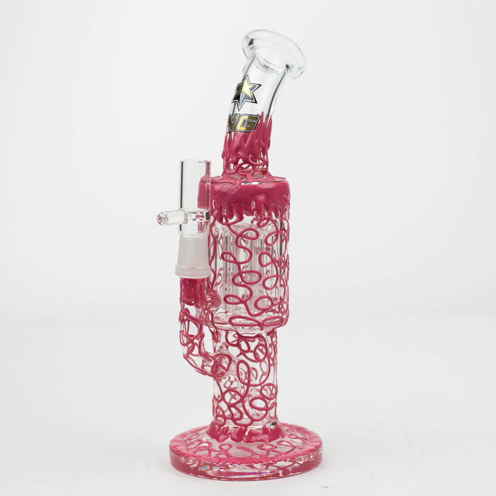 NG-10 inch Electroformed Rig [YN1161] Glass Rig High-End Brands Glass Red