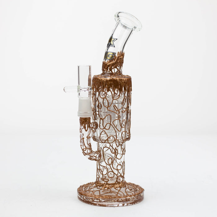 NG-10 inch Electroformed Rig [YN1161] Glass Rig High-End Brands Glass Brown