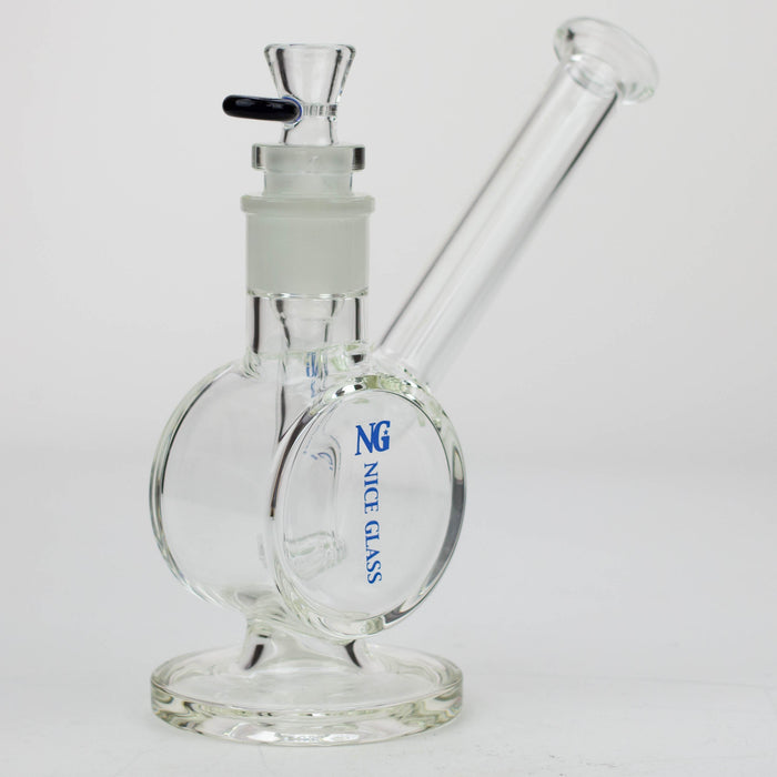 NG-8 inch Piggy Bank Bubbler [YN1053] Glass Bong High-End Brands Glass Blue