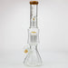 NG-17 inch Cone to Double Tree Beaker [S394] Glass Bong High-End Brands Glass Yellow