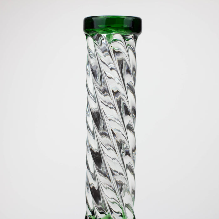 NG-14 inch Spiral Tube Tree Perc Beaker [S357] Glass Bong High-End Brands Glass