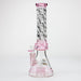 NG-14 inch Spiral Tube Tree Perc Beaker [S357] Glass Bong High-End Brands Glass Pink