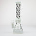 NG-14 inch Spiral Tube Tree Perc Beaker [S357] Glass Bong High-End Brands Glass White