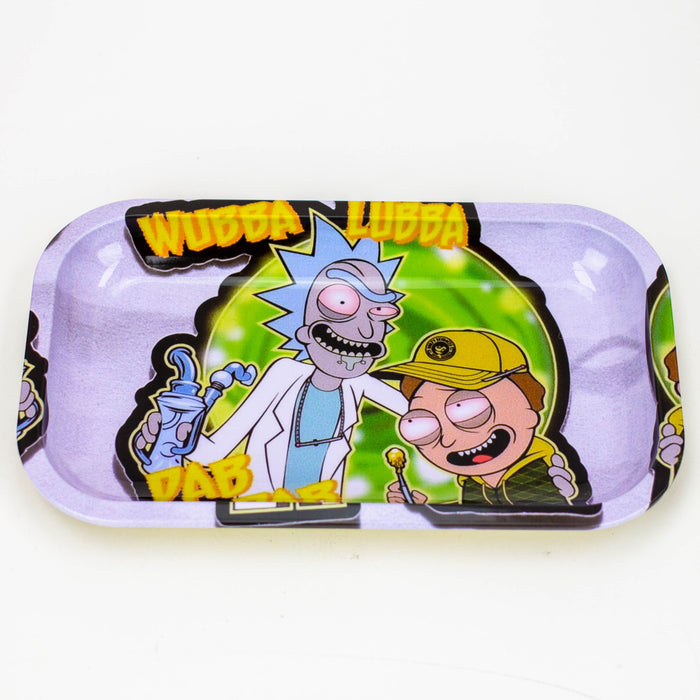 Medium Novelty Tray Tray Smoking Cat Distribution Rick and Morty Dabbing