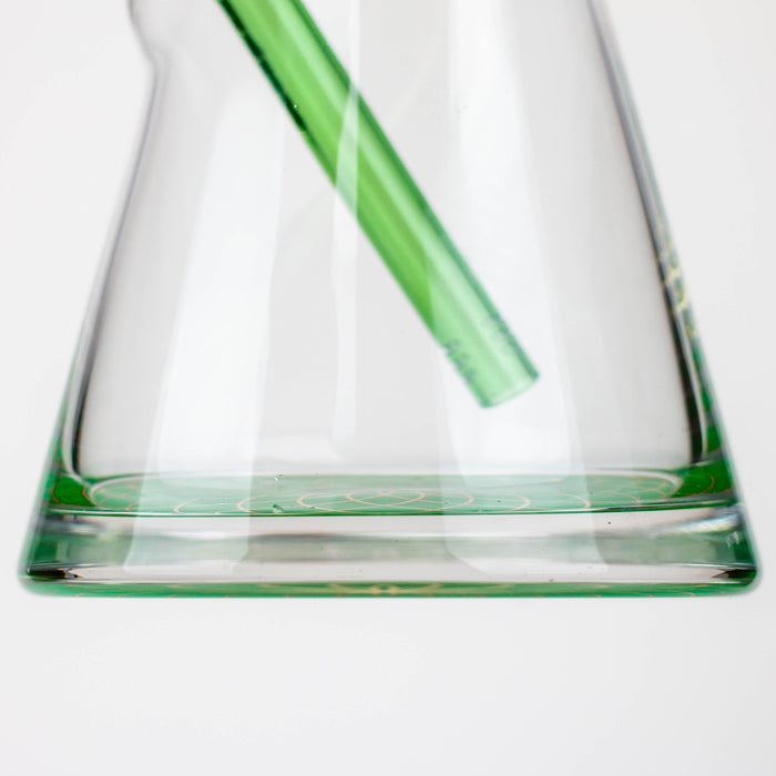 DANK | 29" Curved Tube Beaker Bong – Thick 7mm Borosilicate Glass