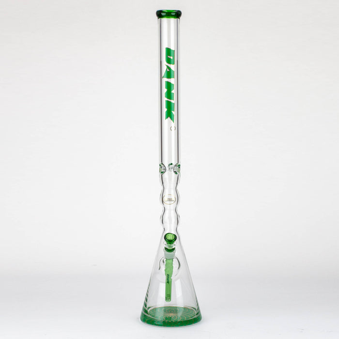 DANK | 29" Curved Tube Beaker Bong – Thick 7mm Borosilicate Glass