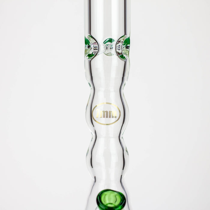 DANK | 29" Curved Tube Beaker Bong – Thick 7mm Borosilicate Glass