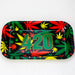 Medium Novelty Tray Tray Smoking Cat Distribution Rasta 420 Leaf