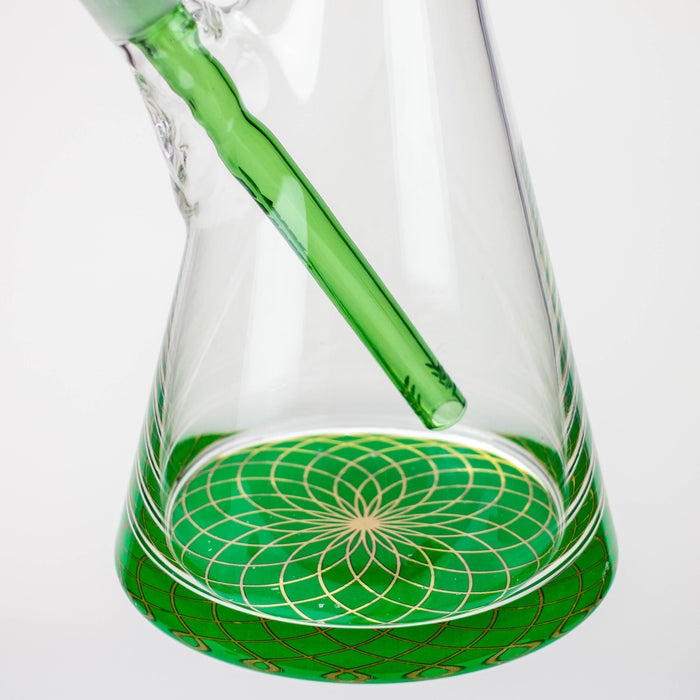 DANK | 29" Curved Tube Beaker Bong – Thick 7mm Borosilicate Glass