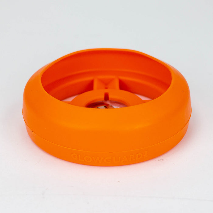 GG Silicone Base Bumper 4in-5.75in Straight Tube / Beaker Other Glow Guard Protection Orange