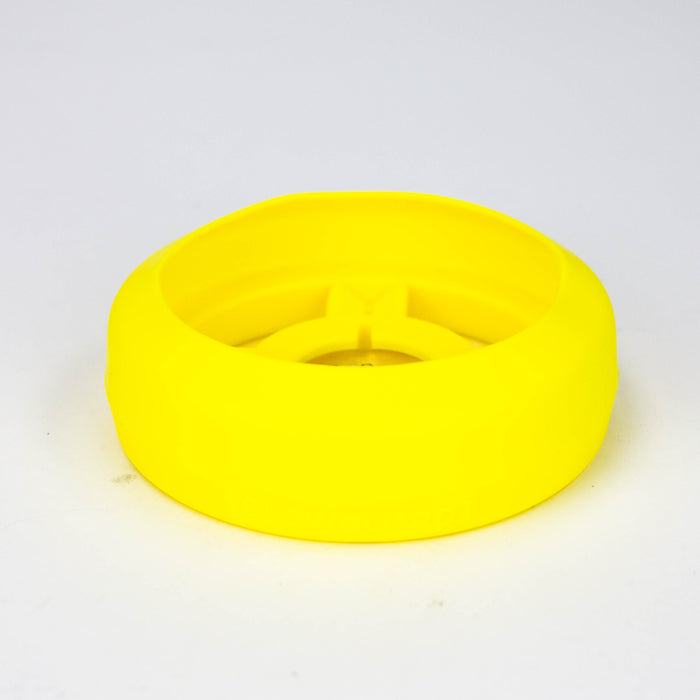 GG Silicone Base Bumper 4in-5.75in Straight Tube / Beaker Other Glow Guard Protection Yellow