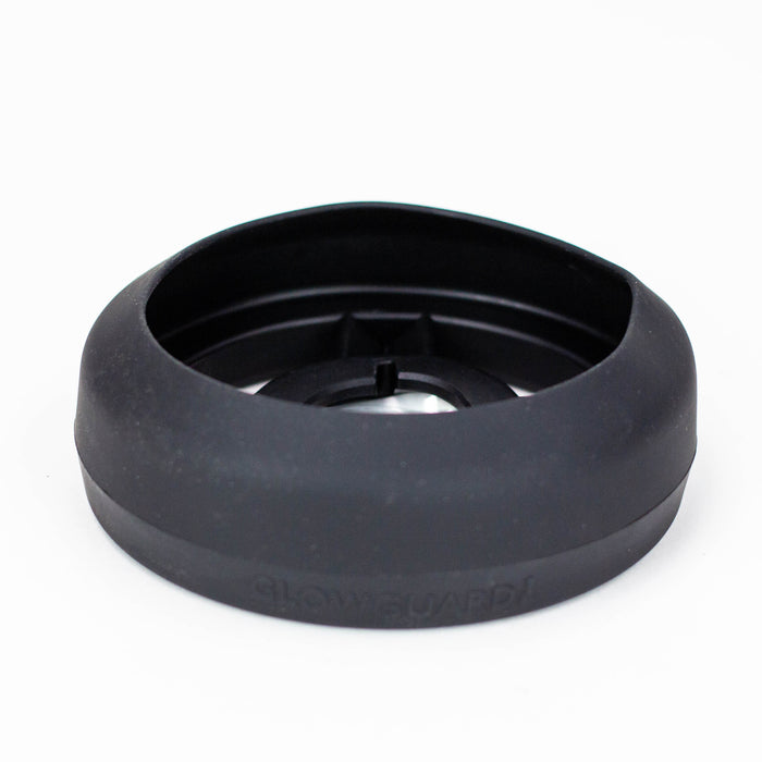 GG Silicone Base Bumper 4in-5.75in Straight Tube / Beaker Other Glow Guard Protection Black