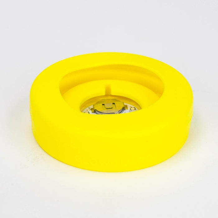 GG Silicone Base Bumper 3in-4in Straight Tube / Beaker Other Glow Guard Protection Yellow